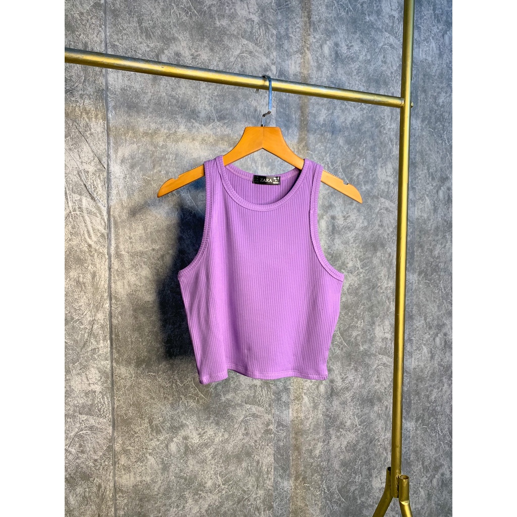 Áo Ba Lỗ Nữ Kiểu Dáng Basic Ôm Trọn Body - Áo Thun Gân Co Giãn 4 Chiều Siêu Hot Hit Cho Ngày Hè Năng Động A003