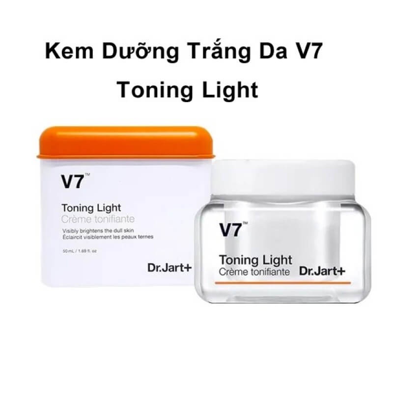 Kem dưỡng trắng da V7 Toning Light Dr Jart 50ml của Hàn Quốc