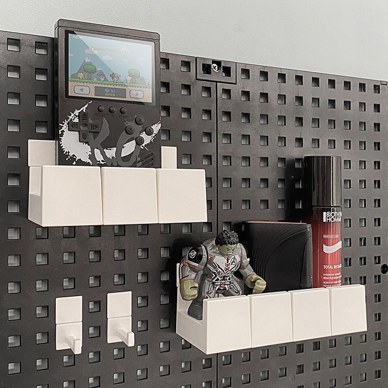 Kệ móc đa năng gắn bảng treo tường pegboard