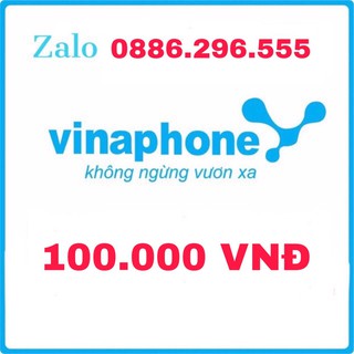 Thẻ cào Vinaphone 100.000đ