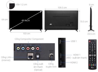Tivi LG 49in -Smart