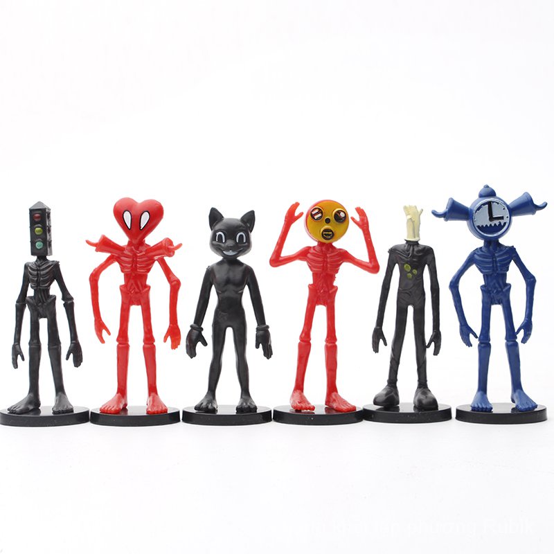 Set 6 mô hình nhân vật hoạt hình Scp 6789 kích thước 10cm
