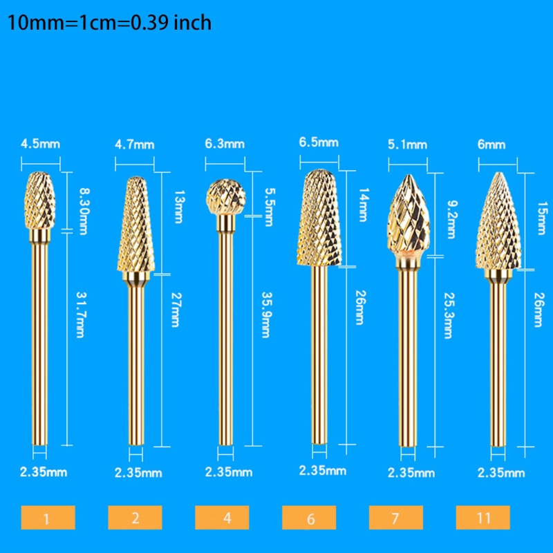Mũi Khoan Thép Vonfram Chuyên Dụng Loại Bỏ Da Chết Nhanh Chóng xiangbao