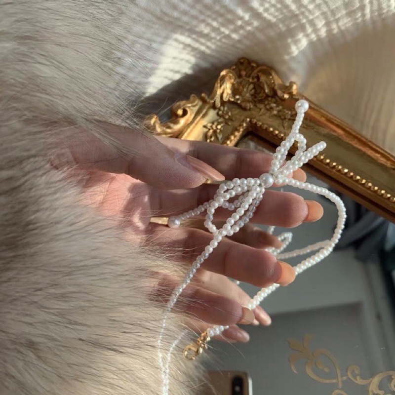 Choker Vòng Cổ Hàn Quốc Thanh Lịch Hình Nơ Siêu Xinh Mainia Shop