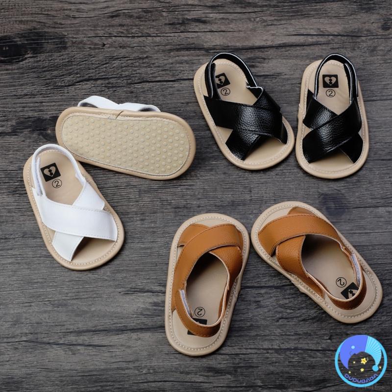 Giày Sandal Đế Mềm Chống Trượt Cho Bé Trai Từ 0-18 Tháng Tuổi