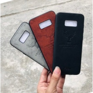 ỐP LƯNG GALAXY s8 PLUS - IN HÌNH HƯƠU VẢI GIẢ DA