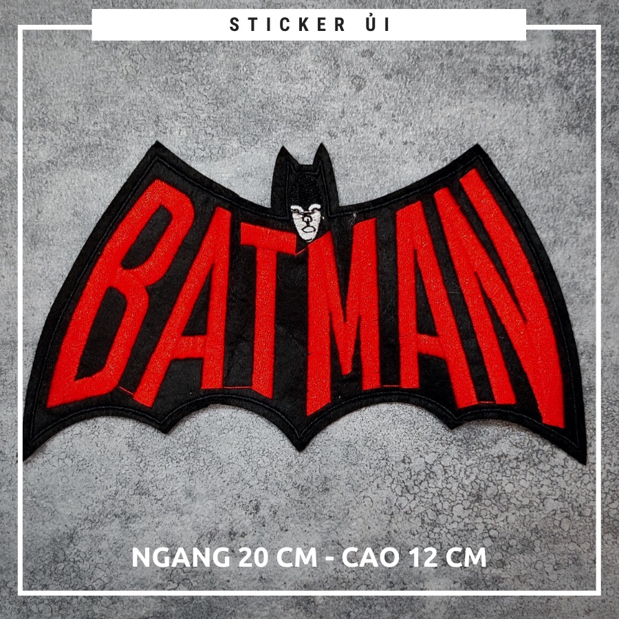 Sticker ủi áo Cao cấp - CÓ SẴN KEO ỦI - dùng làm miếng vá áo, phụ kiện trang trí quần áo, balo, giày, nón