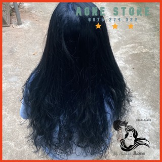 Màu Nhuộm Tóc Xanh Dương Đen Trầm Caitu Tặng Kèm Oxi Trợ Dưỡng + Găng Tay