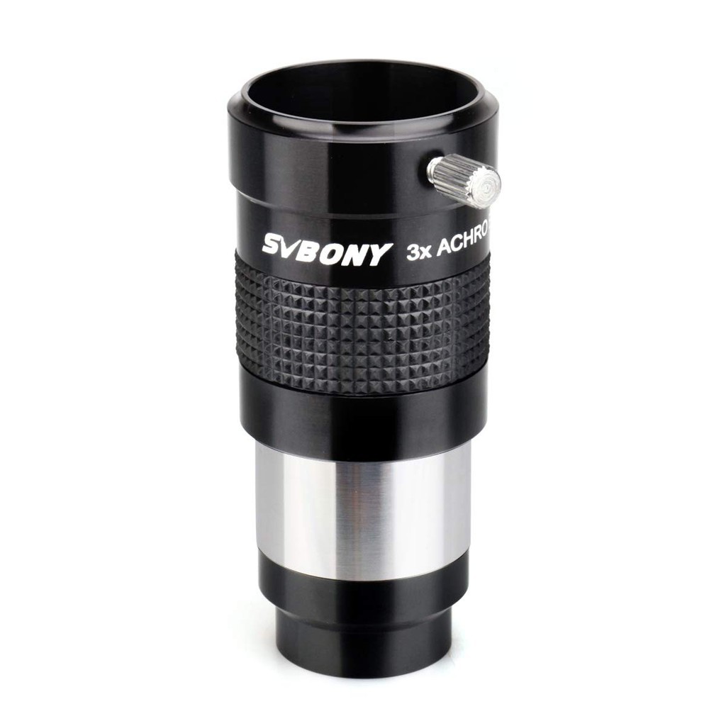 Ống kính Svbony SV136 Barlow 1.25&quot; 3x độ phân giải cao hiệu chỉnh màu cho kính viễn vọng