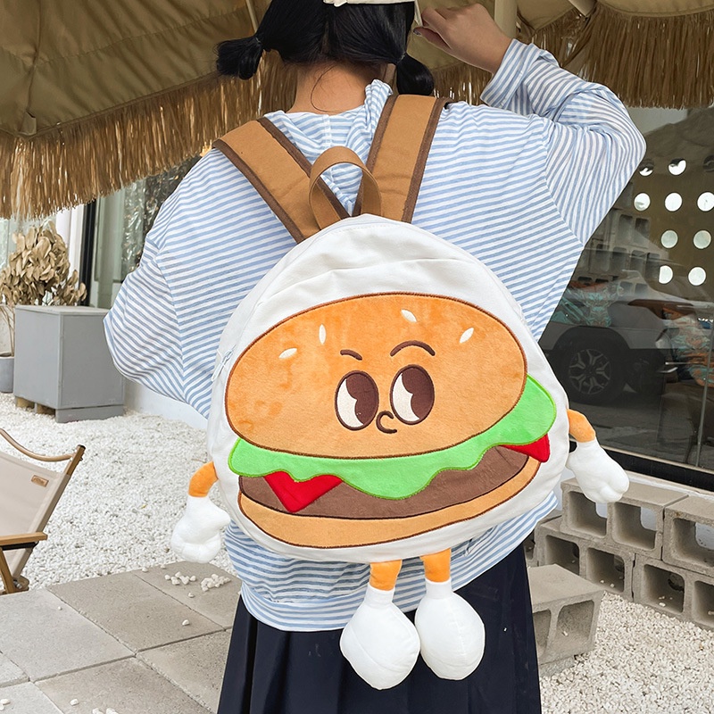 Balo Đi Học In Hình Hoạt Hình Hamburg 2022 Dễ Thương Phong Cách Hàn Quốc Mới Cho Nữ