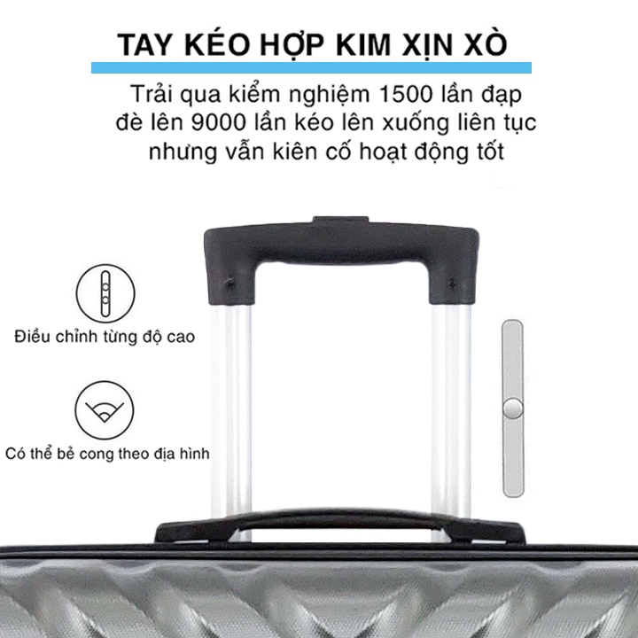 Vali Kéo Du Lịch Nhựa Size 28 inch Nhiều Màu