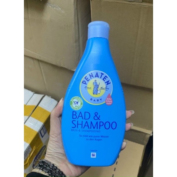 Sữa tắm gội chống cảm cúm Penaten Đức cho bé 2in1 400ml