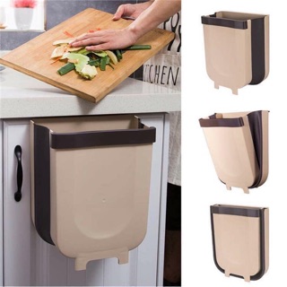 THÙNG RÁC THÔNG MINH GẤP GỌN MÓC DC VÀO CÁNH TỦ BẾP VÀ CÓ CHÂN ĐỂ ĐỨNG THẲNG
