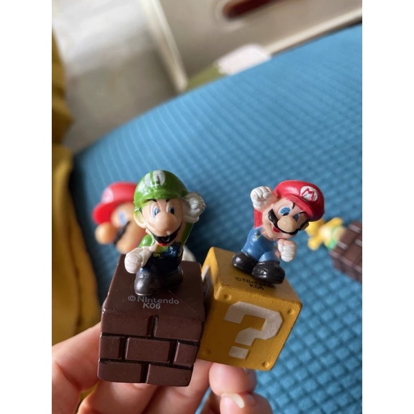 Set 5 Mô Hình Mario Trong Game Super Mario 5cm - Mô hình Mario Mini bằng PVC cao cấp (Có clip, Ảnh Thật)