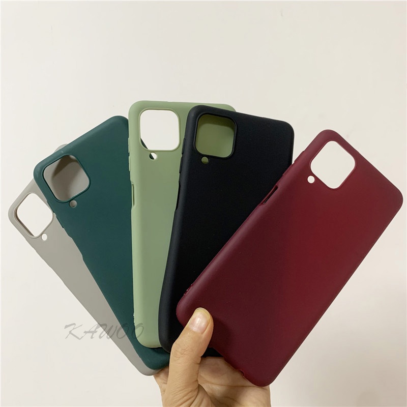Ốp Điện Thoại TPU Mềm Mỏng Màu Kẹo Cho Samsung Galaxy A12 M12 A42 5G A22 4G