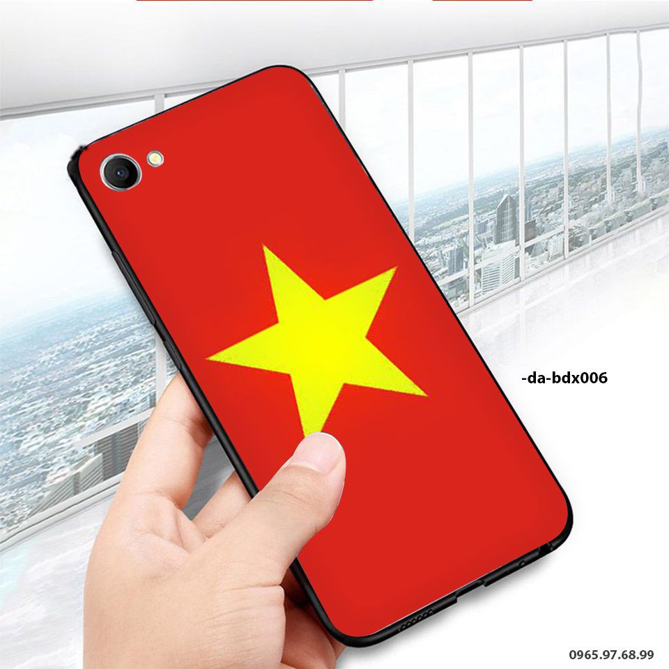 [ SIÊU GIẢM GIÁ ]  Ốp lưng dẻo viền đen cho các dòng Oppo F1s, F3, F3 Plus, F7 Youth in hình Quốc Kỳ Việt Nam cực đẹp