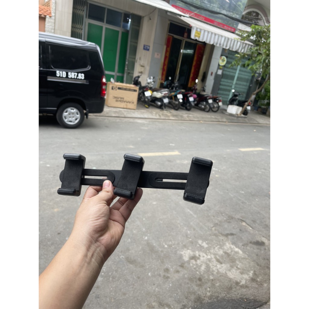 Bộ kẹp nhiều điện thoại cho đèn livestream  kèm chân cao 2m1 bán hàng onl facebook tiktok