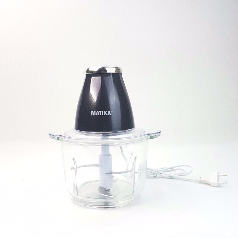 Máy xay thịt cá Matika MTK-3220-2lit-cối thuỷ tinh-300W-say đa năng,máy khoẻ,bền,đẹp,chính hãng,giá rẻ-bảo hành 12 tháng