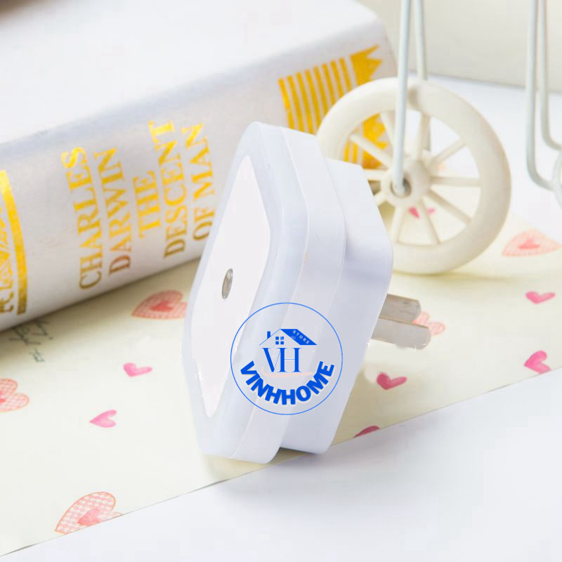 Đèn Ngủ Cảm Biến Ánh Sáng Kiểu Vuông