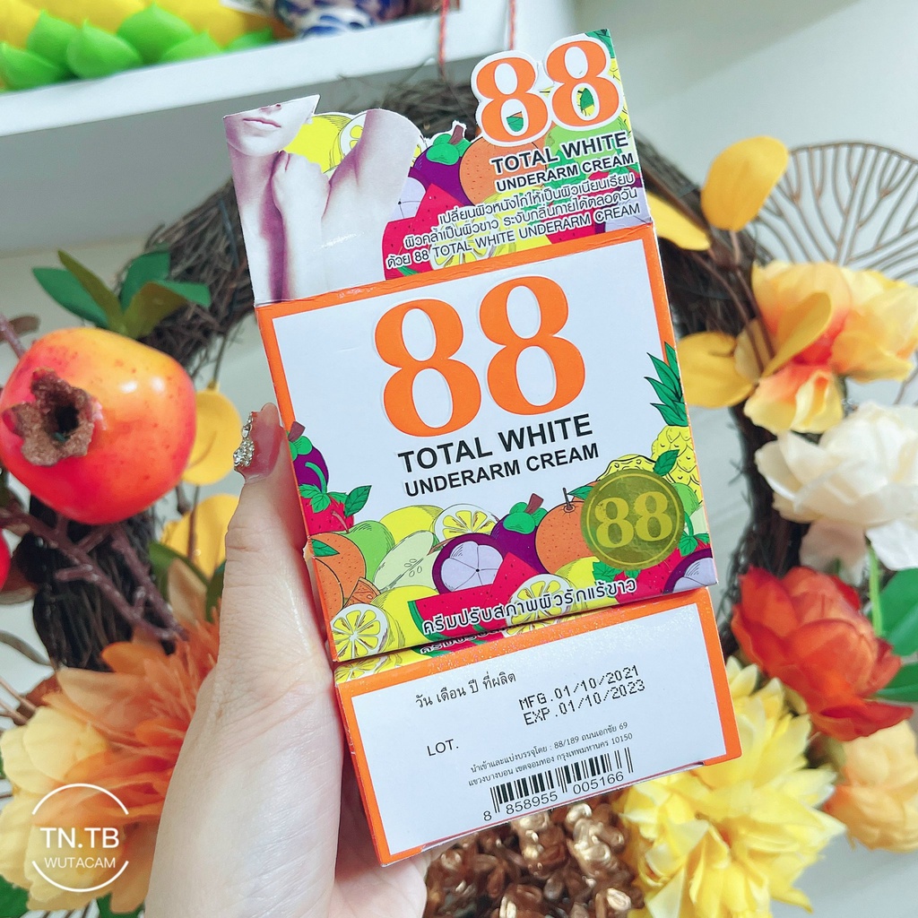 Kem giảm thâm nách và khử mùi 88 Total White Underarm Cream Thái Lan 35g