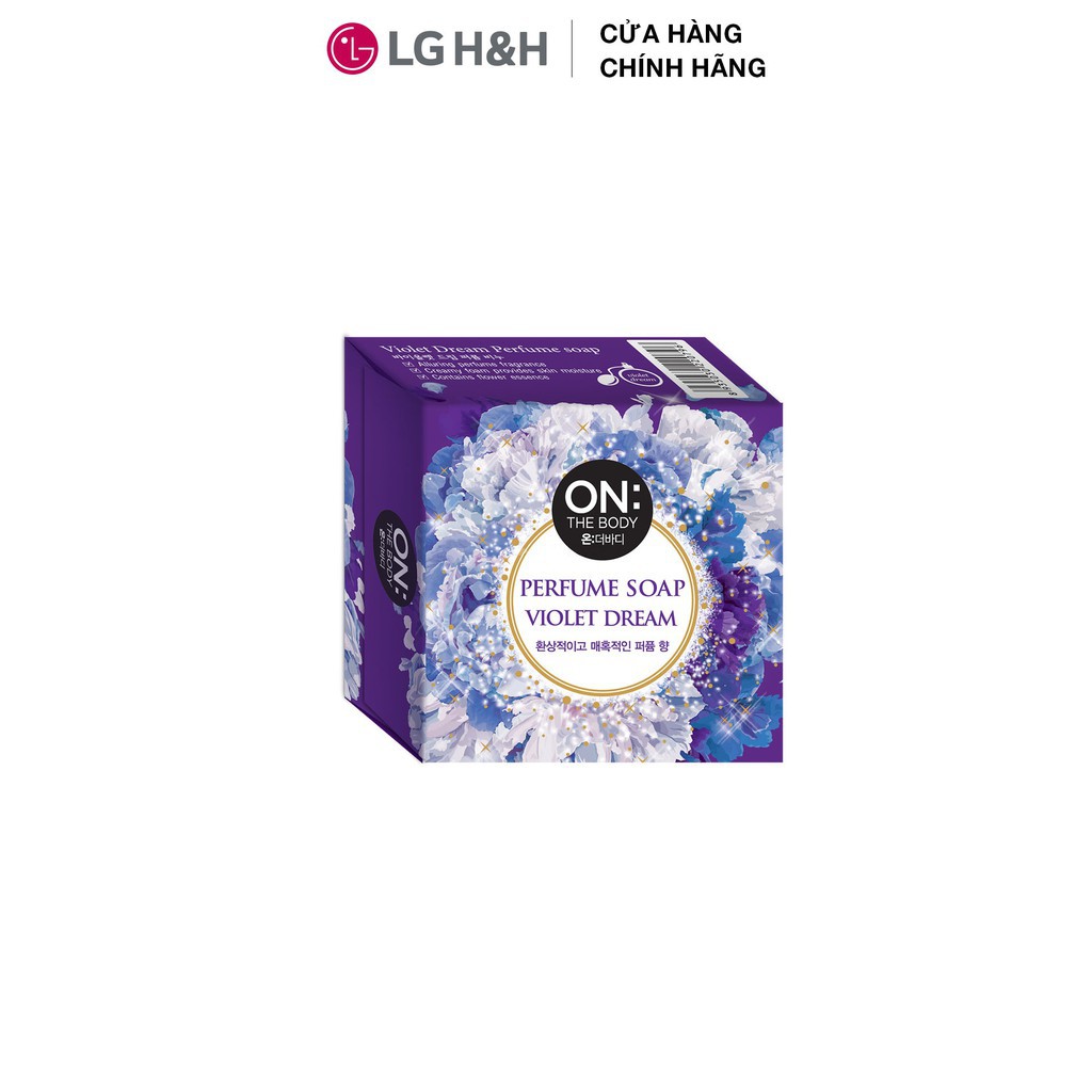 [HB Gift] Xà phòng tắm hương nước hoa quyến rũ On: The Body Violet Dream Soap 90G Gimmick