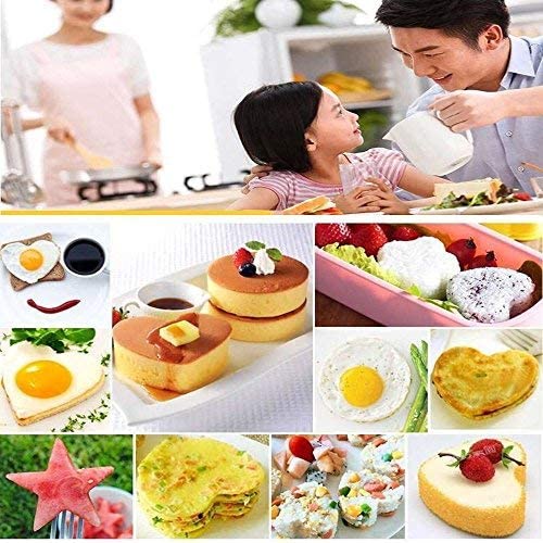Khuôn Chiên Trứng Hình Tròn Bằng Thép Không Gỉ Tiện Lợi