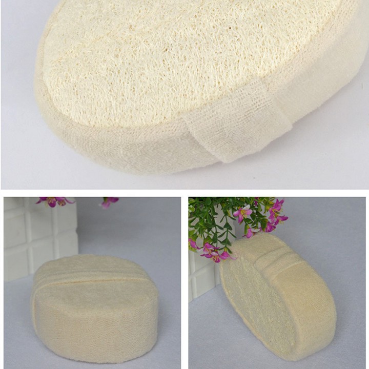 HCM - Bông tắm xơ mướp tẩy tế bào chết massage cơ thể tái tạo năng lượng