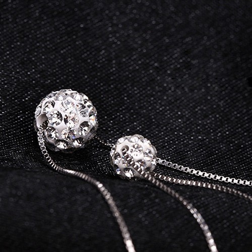 [Hàng Có Sẵn] [Hàng Có Sẵn]Dây Chuyền Hai Lớp Đính Đá Sang Trọng Cho Nữ