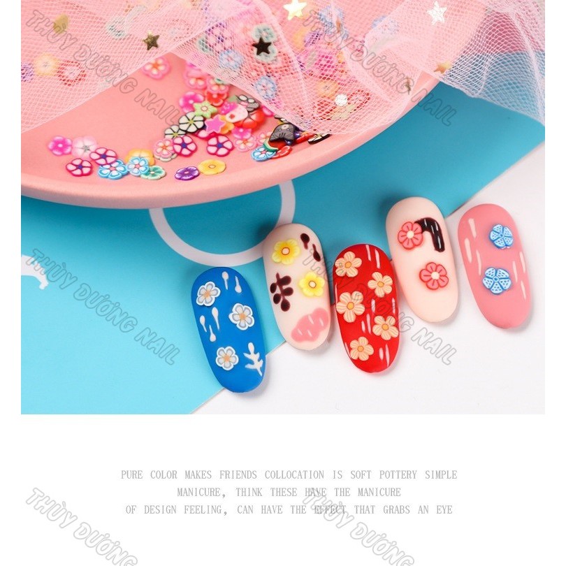 Set sáp 12 mẫu ẩn gel, ẩn bột trang trí móng