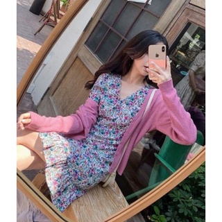 [ORDER ] Váy chiffon hoa nhí nữ tính Hàn