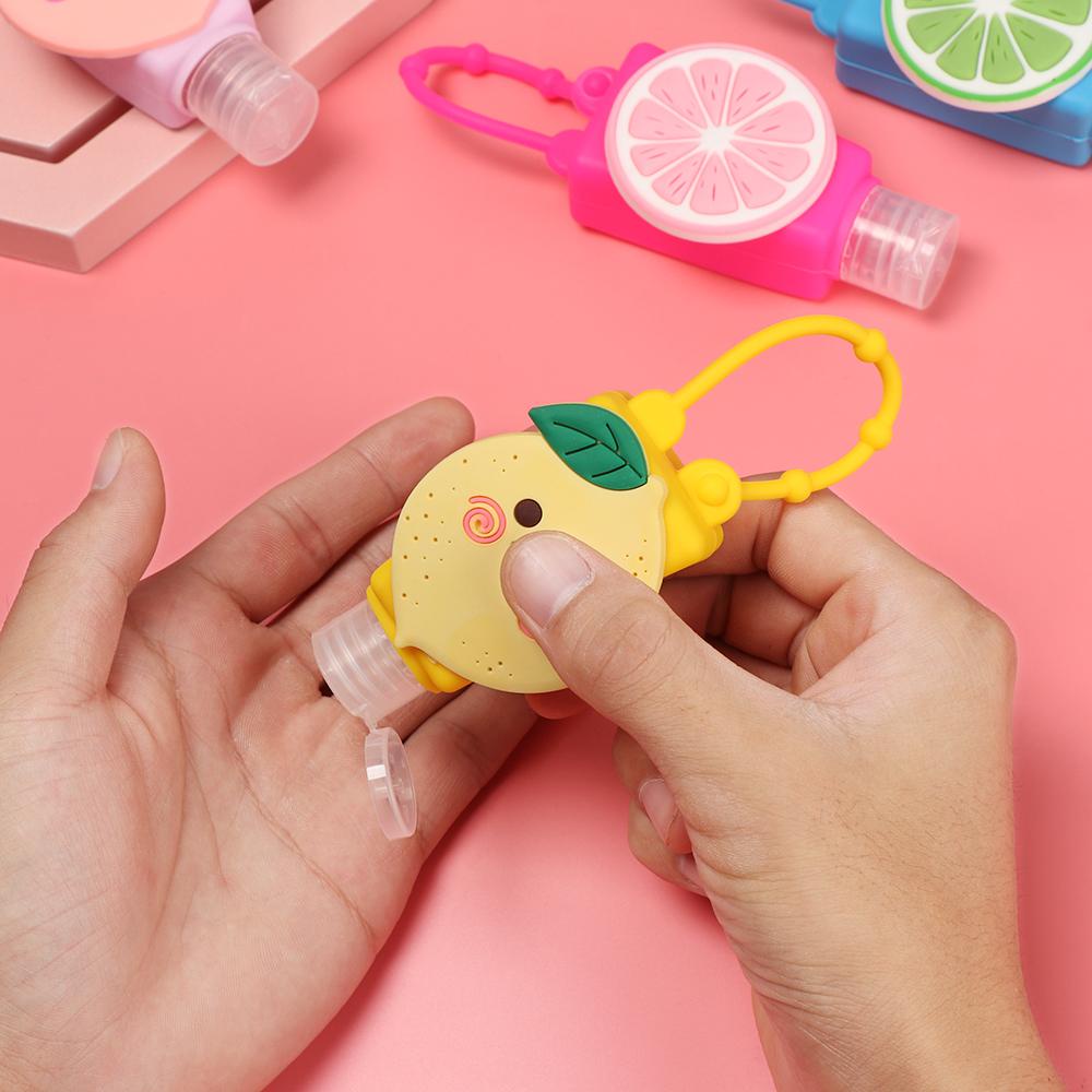 Bình Đựng Xà Phòng Bằng Silicon Chất Lượng Cao Họa Tiết Hoạt Hình Có Thể Tái Sử