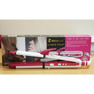 Máy Làm Tóc 3 Trong 1 Shinon 8088T Có Chỉnh Nhiệt Độ Máy tạo kiểu tóc 5 mức nhiệt độ đa năng