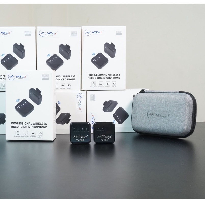 Micro cài áo Wireless MTMax V1-Pro / SK780 / Hoco S31 - thu âm live không dây kết hợp sound card