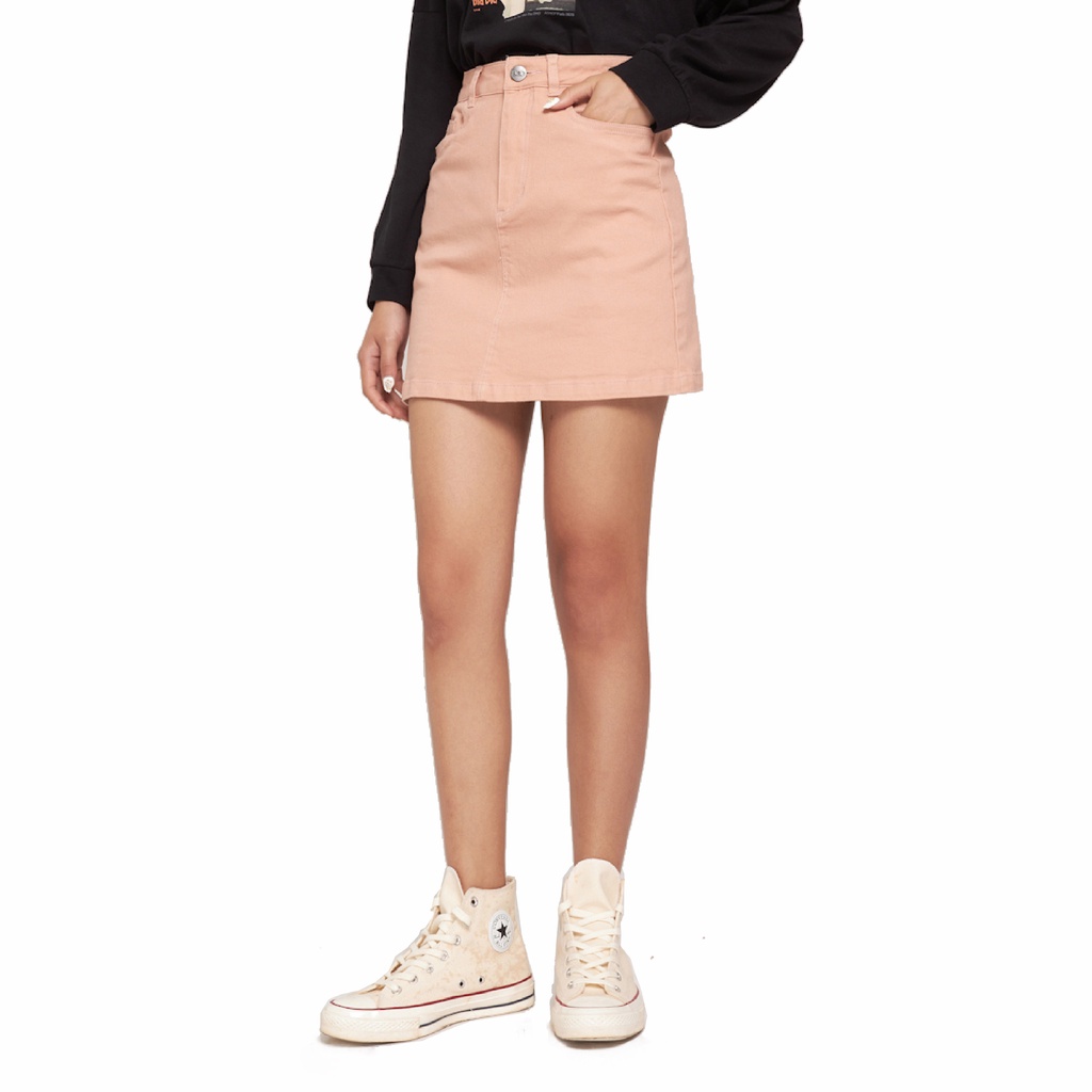 Chân Váy BOO Nữ Dáng Chữ A Vải Co Dãn Nhiều Màu Sắc Trendy