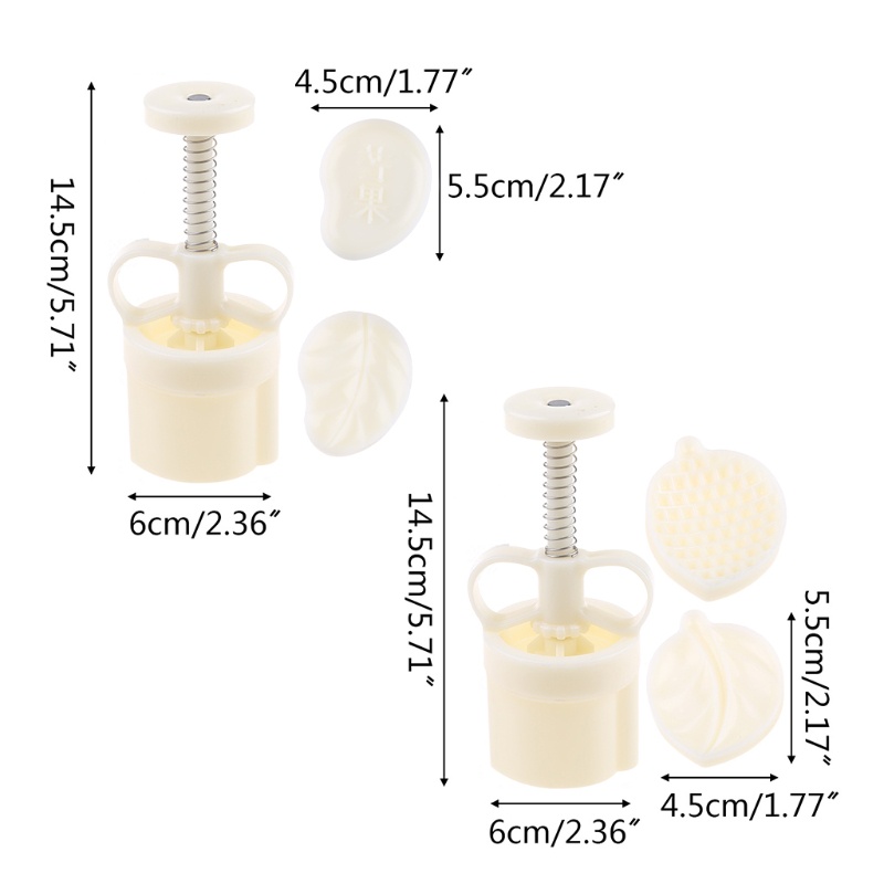 Khuôn Làm Bánh Trung Thu 25-50g Có Thể Điều Chỉnh Tiện Dụng