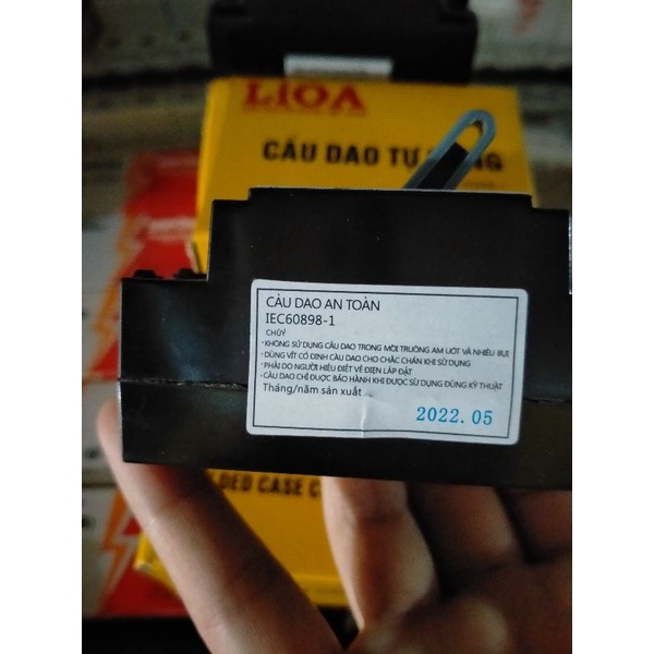 Aptomat - cầu dao tự động LiOA 30A + vỏ át