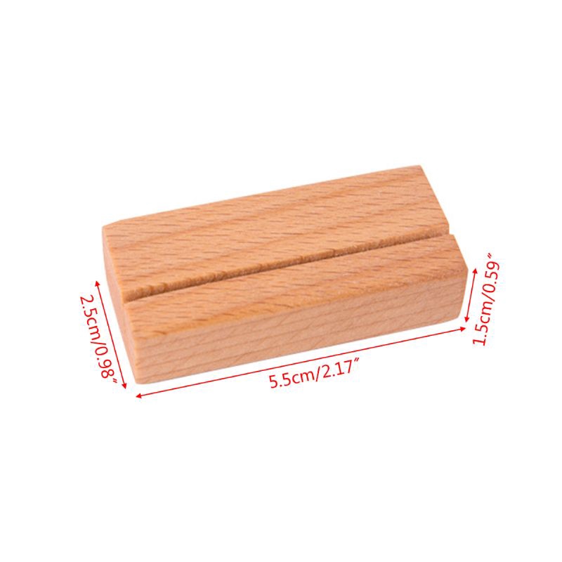 Miếng gỗ trưng bày giữ card dành cho văn phòng