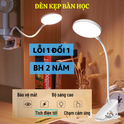 Đèn Học Để Bàn, Đèn Học Kẹp Bàn Chống Cận Có Chân Tiện Lợi
