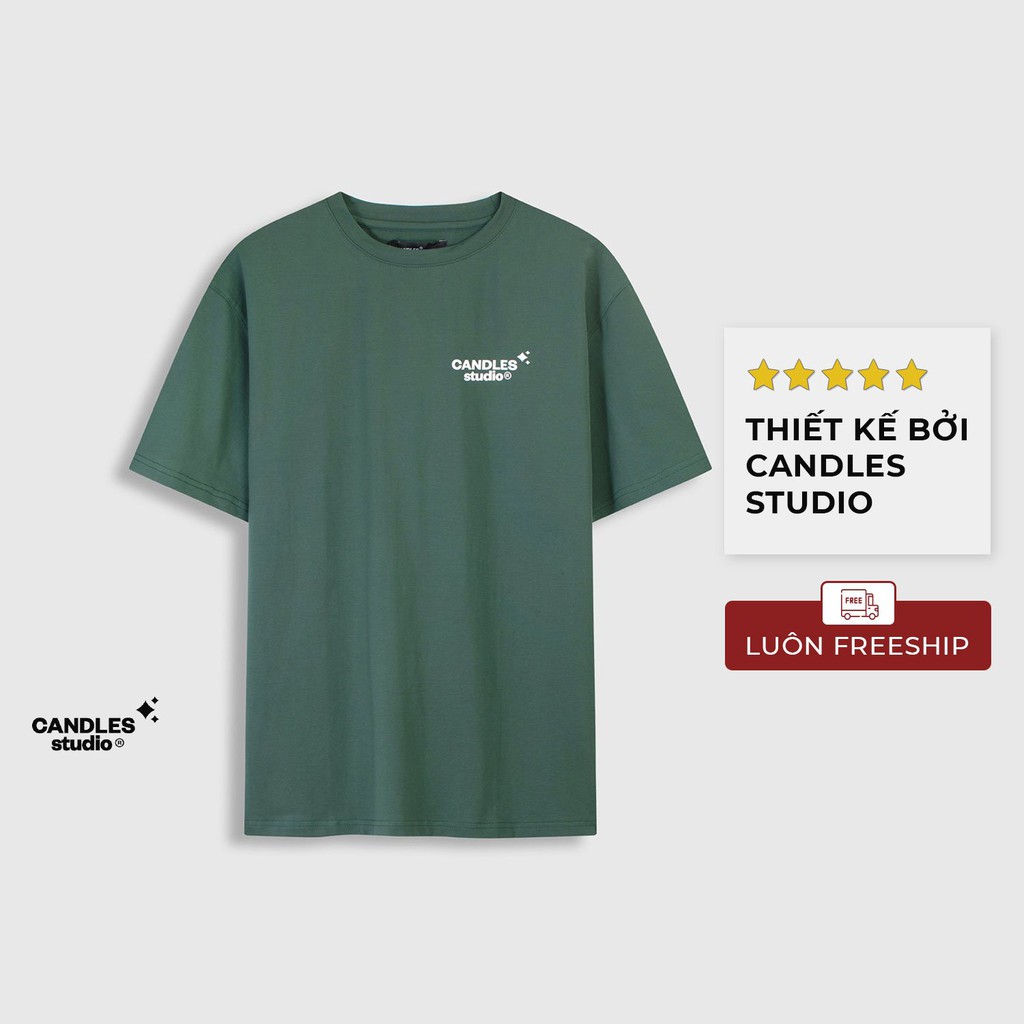 Áo phông unisex basic Candles Studio | BigBuy360 - bigbuy360.vn