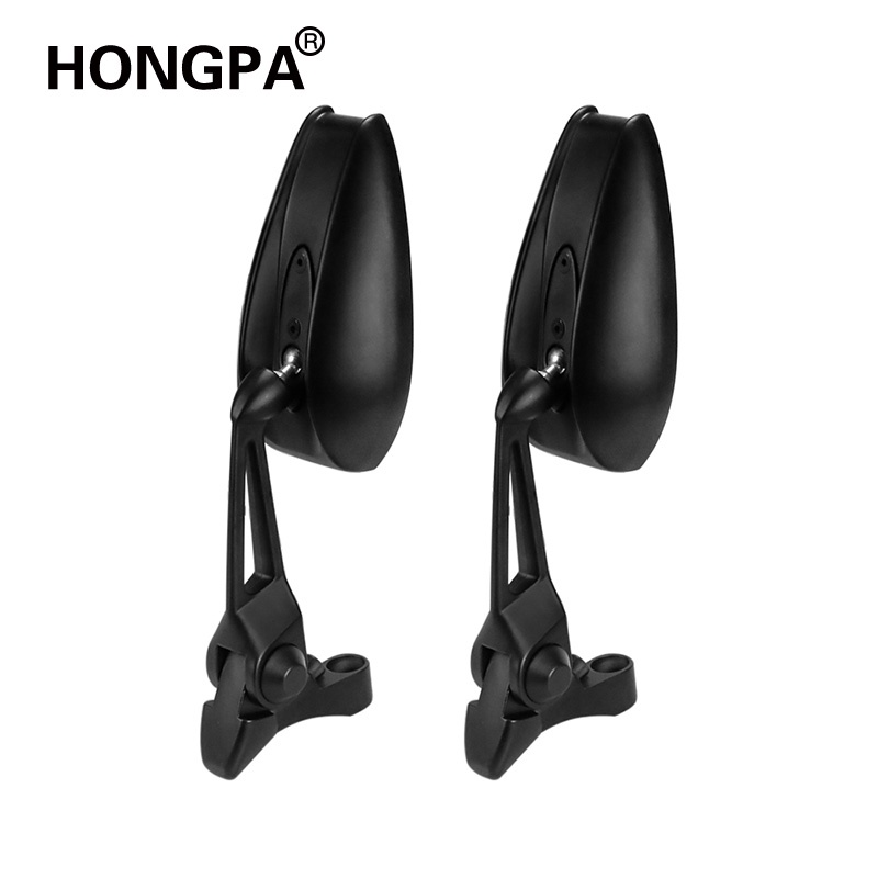 2 Gương Chiếu Hậu 8/10mm Màu Xanh Dương Cổ Điển Cho Xe Mô Tô Cafe Racer Retro