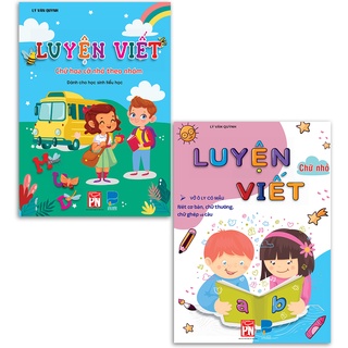 Sách - Luyện Viết - chữ thường, chữ hoa cỡ nhỏ, theo nhóm (2 cuốn - mới nhất )