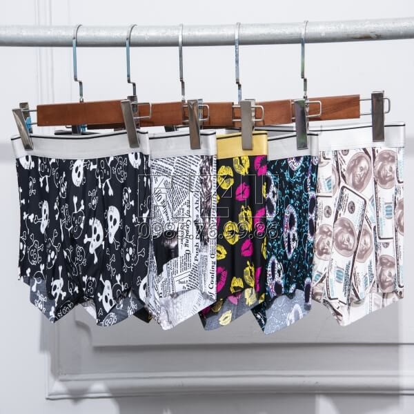 5 QUẦN LÓT NAMFREE SHIPhọa tiết ngộ nghĩnh Giá tốt