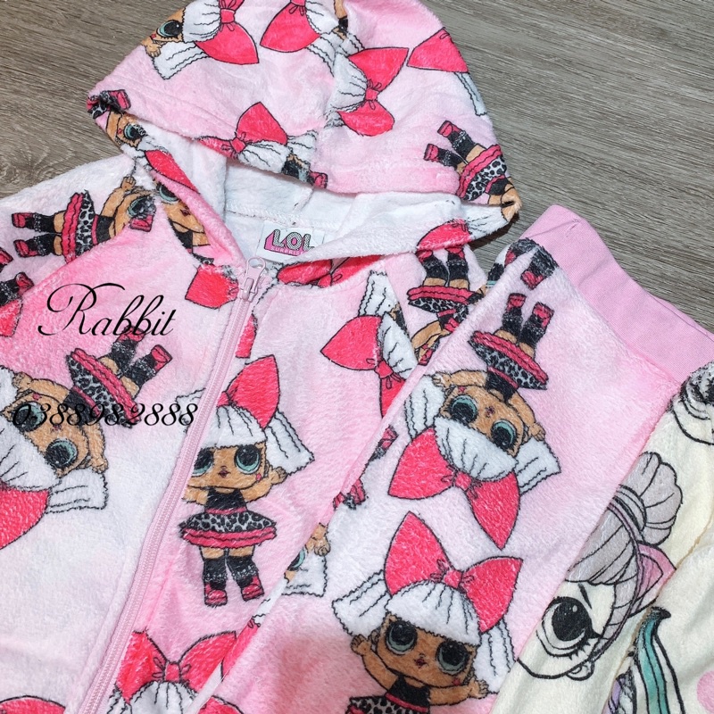 Bộ lông mềm LOL và Minnie - HÀNG SALE KHÔNG ĐỔI TRẢ