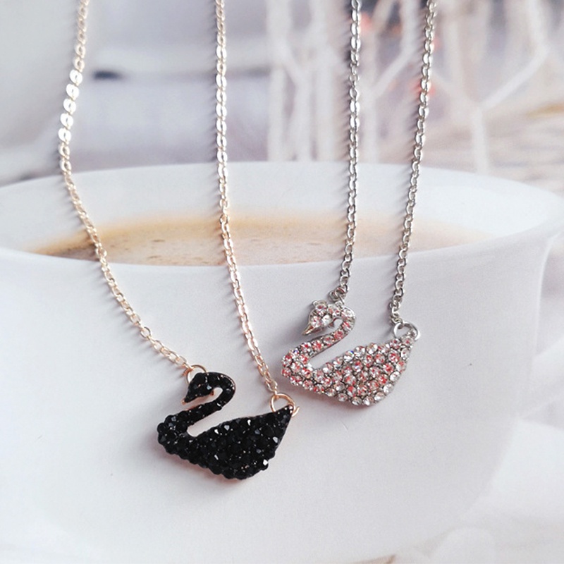 Vòng cổ Mặt Hình Thiên Nga Đính Đá Thời Trang Hàn Quốc Cho Nữ