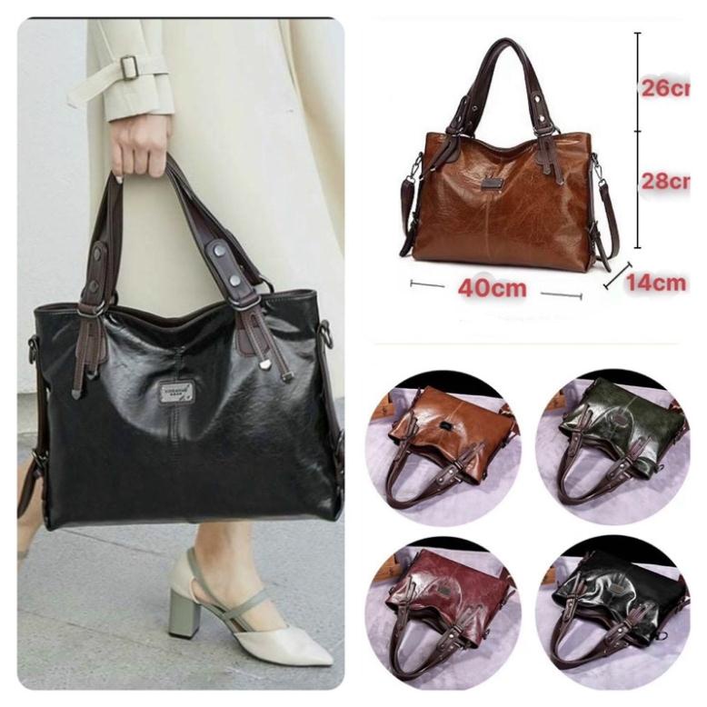 [DỌN KHO - XẢ LỖ ] Túi xách công sở - Da thật - size 40cm