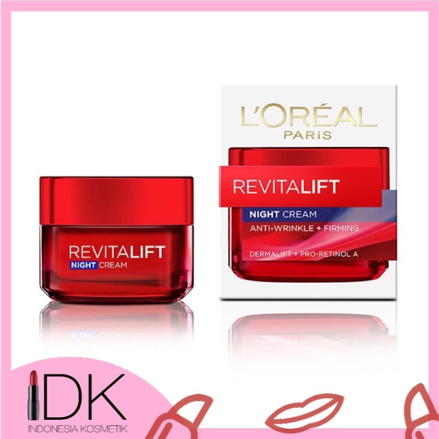 (hàng Mới Về) Kem Dưỡng Da Ban Đêm Idk Loreal Revitalift 50ml