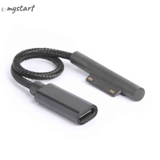 Cáp chuyển đổi usb type c 65w pd cho microsoft surface pro 5