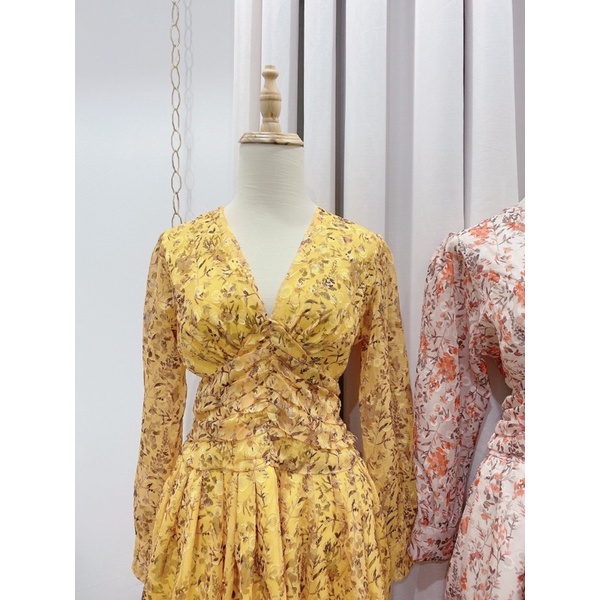 Đầm voan hoa nhí bigsize 60-90kg