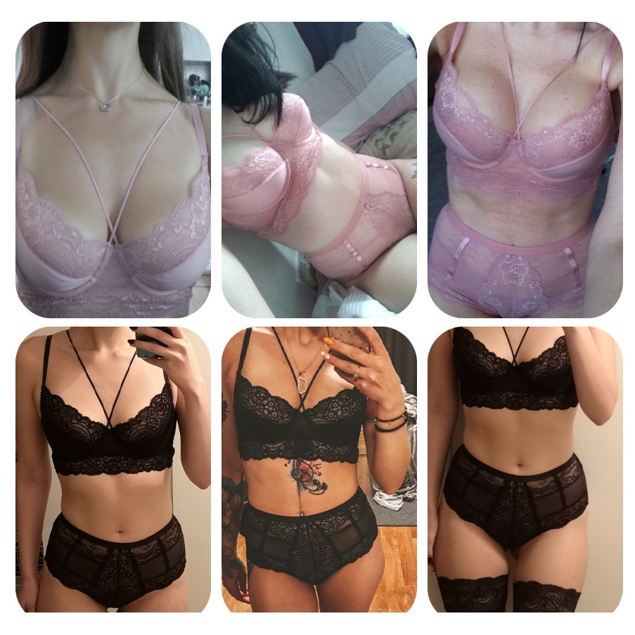Bộ đồ lót VARSBABY v694 32-38bcd siêu mỏng gợi cảm cho nữ plus size