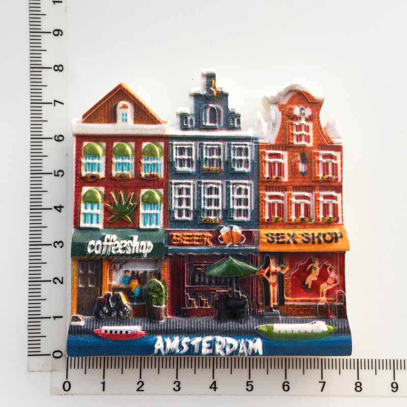 Netherlands amsterdam Nam Châm Dán Tủ Lạnh Trang Trí